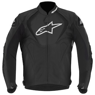 Alpinestars Jaws Leather Jacket (Color: Black \/ Size: 64)