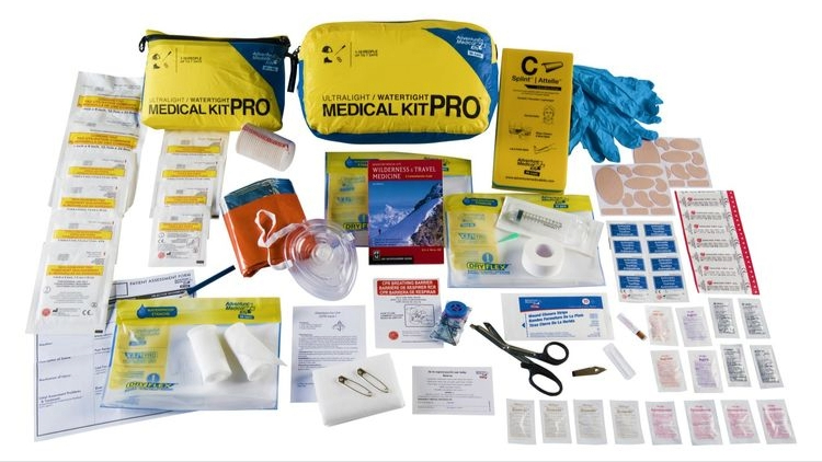 Motorcycle trauma and first aid kit — compact emergency medical supplies for riders