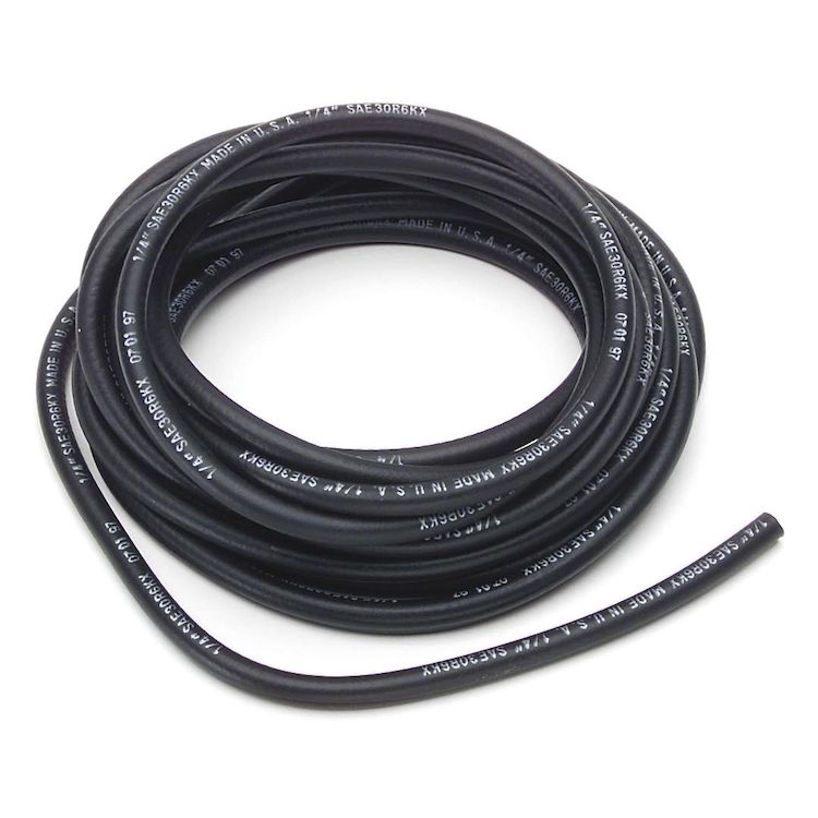 Biker's Choice Neoprene Black Fuel / Oil Line