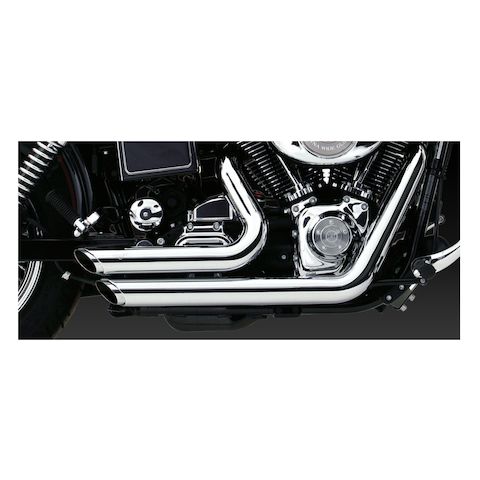 Vance & Hines Shortshots Staggered Exhaust For Harley Dyna 1991-2005