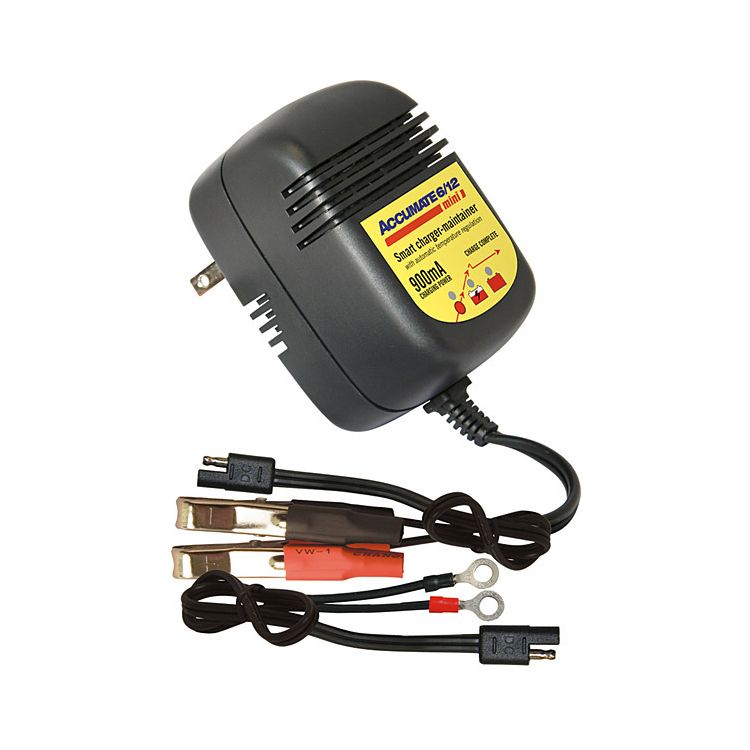 TecMate AccuMate Mini 6V / 12V Battery Charger Cycle Gear