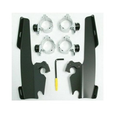 Memphis Shades Fats / Slim / Batwing Trigger-Lock Mount Kit For Harley Softail 1986-2017
