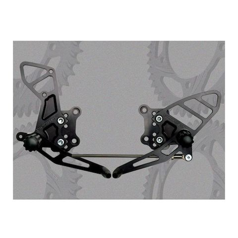 Vortex Adjustable Rearsets Suzuki GSXR600 / GSXR750 / GSXR1000