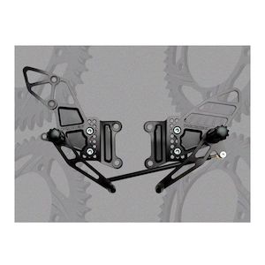 Vortex Adjustable Rearsets Kawasaki ZX6R 2005-2008 /ZX6RR 2005