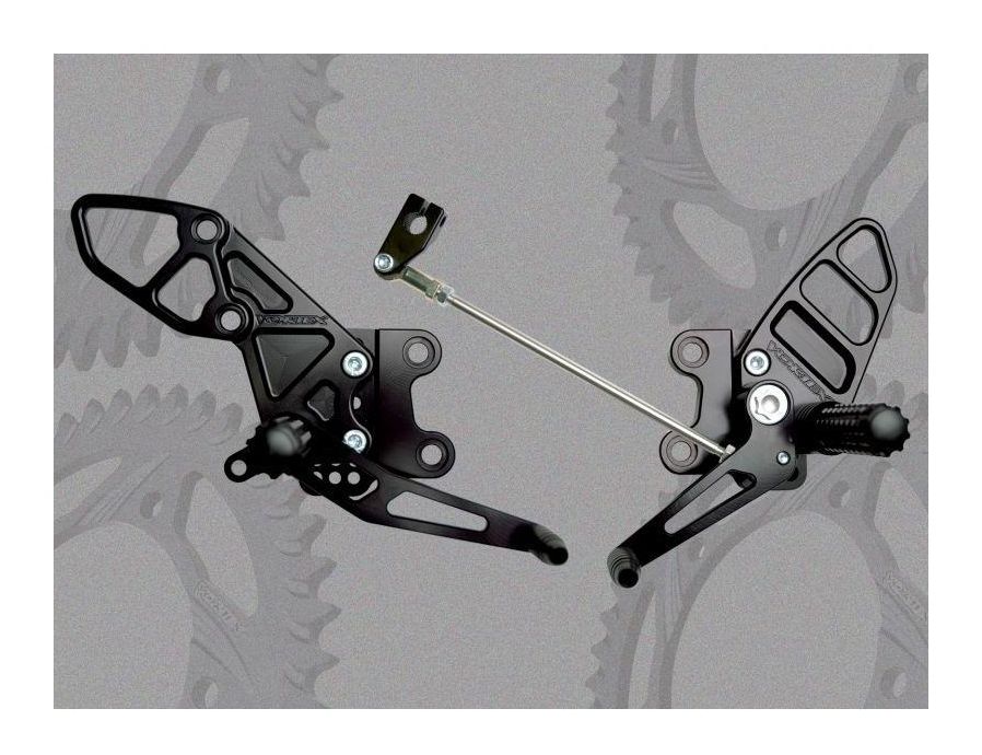 Vortex Adjustable Rearsets Kawasaki ZX14R 2006-2025 - Cycle Gear