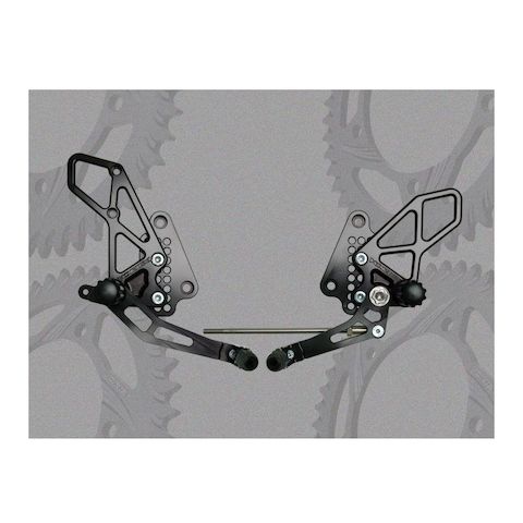 Vortex Adjustable Rearsets Suzuki Hayabusa 1999-2024