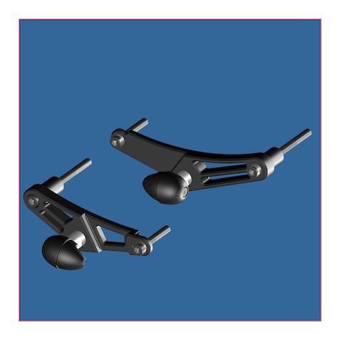 GB Racing Bullet Race Frame Sliders Daytona 675/R/Street Triple/R 