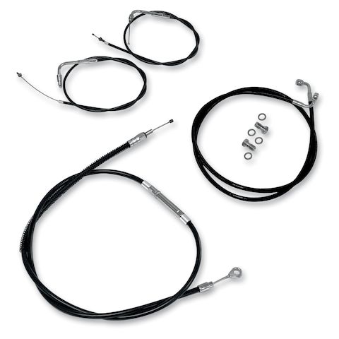 LA Choppers Handlebar Cable And Brake Line Kit For Harley Electra / Street Glide 1996-2007