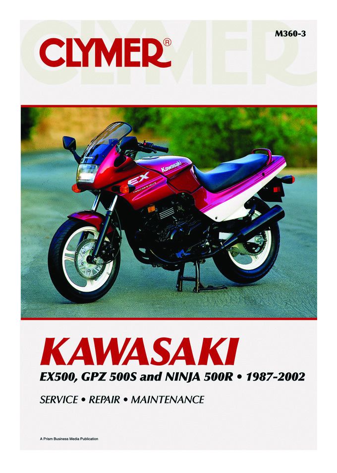 Clymer Manual Kawasaki EX500 / GPZ500S / Ninja 500R - Cycle Gear