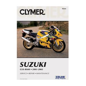Clymer GSX-R600 2001-2005 マニュアル Clymer Manual Suzuki GSX-R600 2001-2005 - Cycle Gear