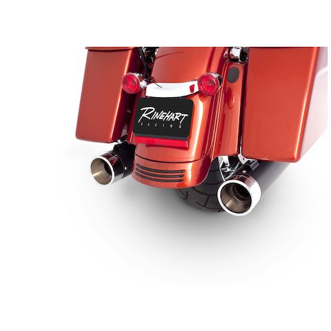Rinehart 4" Slip-On Mufflers For Harley Touring / Trike 1995-2026