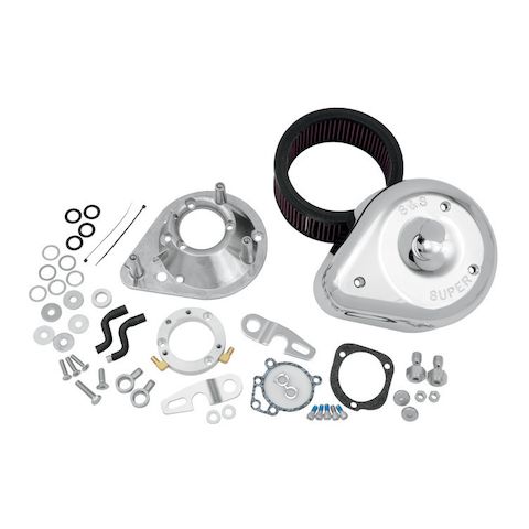 S&S Cycle Teardrop Air Cleaner Kit For Harley CV Sportster 1991-2006