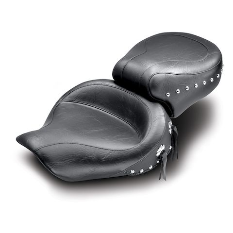 Mustang Wide Touring Smooth Seat For Harley Dyna 2006-2017