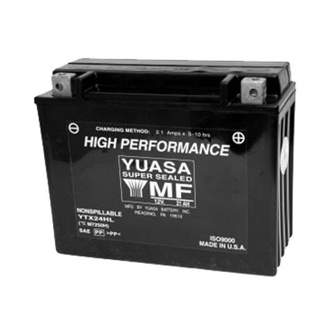 Yuasa YTX24HL Factory Activated AGM High Performance Battery