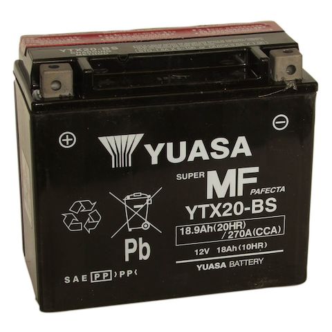 Yuasa YTX20-BS AGM Battery