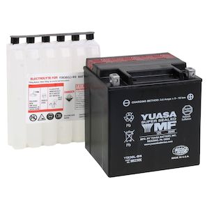 Yuasa YIX30L-BS AGM Battery - Cycle Gear