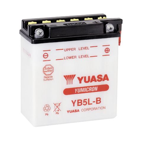 Yuasa YB5L-B Yumicron Conventional Battery