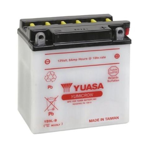 Yuasa YB9L-B Yumicron Conventional Battery