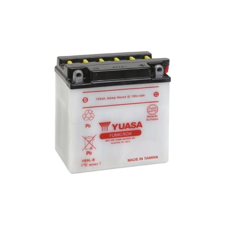 Yuasa YB9L-B Yumicron Conventional Battery