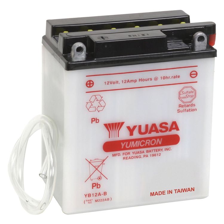 Yuasa YB12A-B Yumicron Conventional Battery