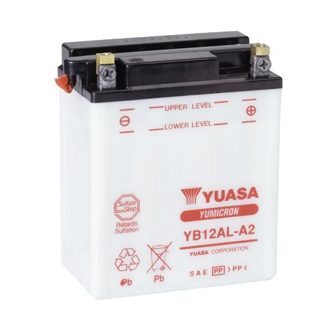 Yuasa YB12AL-A Yumicron Conventional Battery