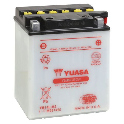 Yuasa YB14L-B2 Yumicron Conventional Battery