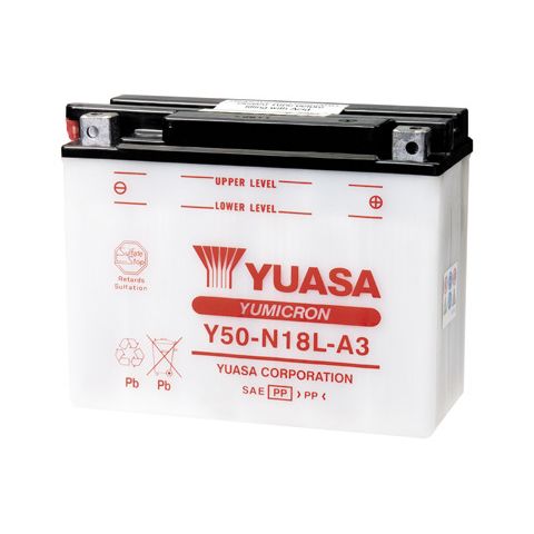 Yuasa Y50-N18L-A3 Yumicron Conventional Battery
