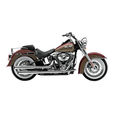 Cobra 3" Slip-On Mufflers For Harley Softail Deluxe / Crossbones 2007-2017