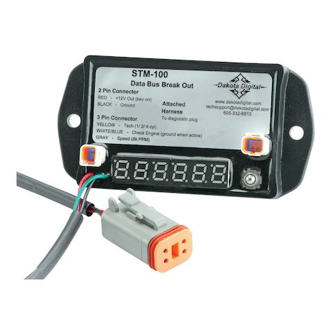 Dakota Digital Aftermarket Speedometer / Tachometer Interface For Harley J1850 Motorcycles