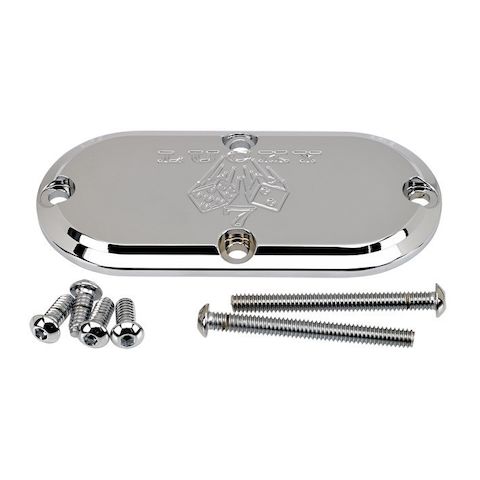 Joker Machine Lucky Inspection Cover For Harley Big Twin 1970-2006