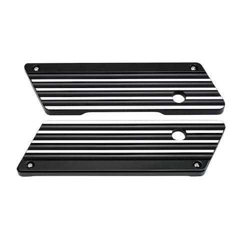 Joker Machine Finned Saddlebag Latch Covers For Harley Touring 1993-2013