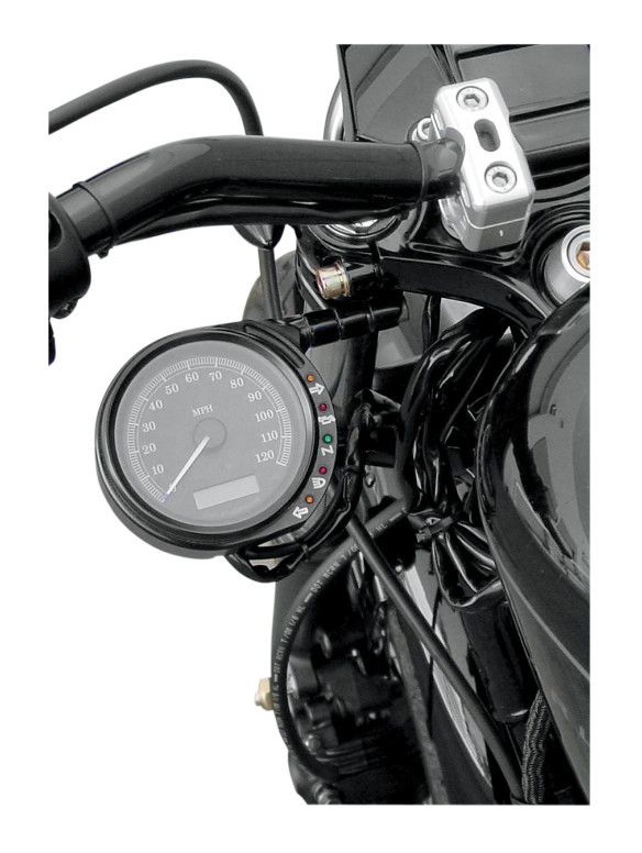 Roland Sands Cafe Gauge / Headlight Relocation Kit Bracket For Harley
