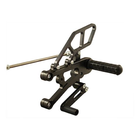 Woodcraft Rearset Kit Triumph Daytona 675 / R 2013-2018