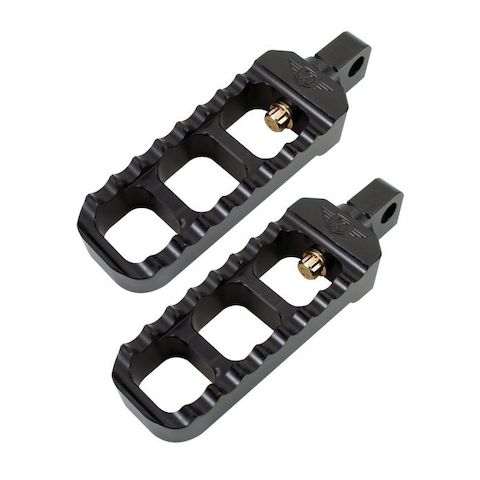 Joker Machine Adjustable Serrated Narrow Foot Pegs For Harley