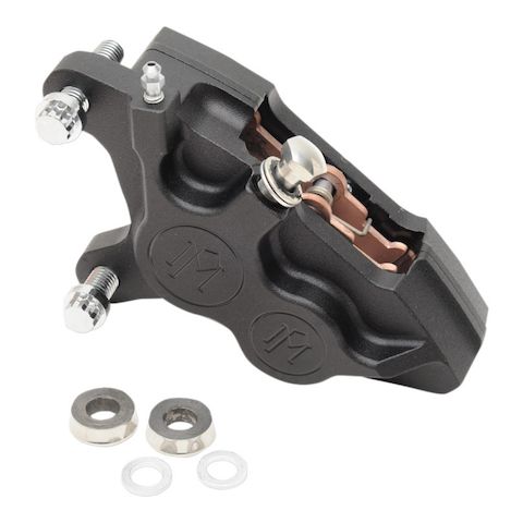 Performance Machine Four-Piston Differential-Bore Front Calipers For Harley 2000-2017