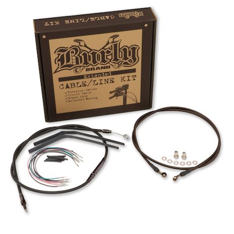 Burly Handlebar Cable Installation Kit For Harley Touring w/ABS 2008-2013