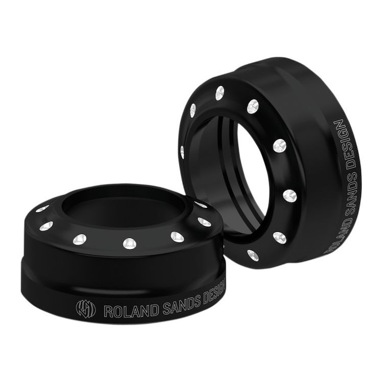 Roland Sands Tracker Fork Dust Cap Covers For Harley 20002016 Cycle Gear