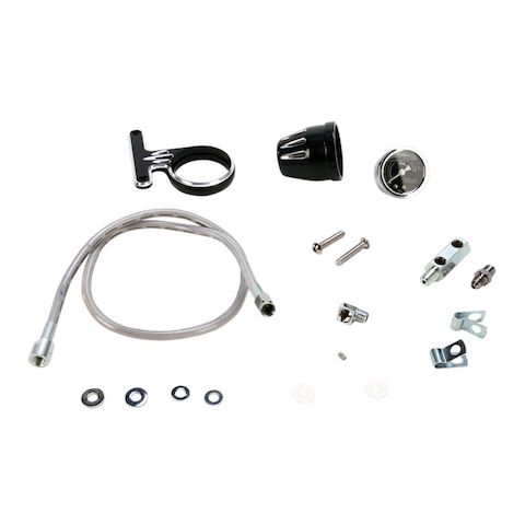 Arlen Ness Deep Cut Oil Pressure Gauge Kit For Harley Sportster 2004-2022