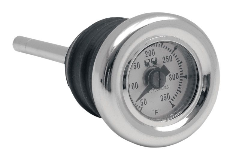 Drag Specialties Oil Plug Temp Gauge 