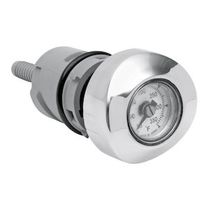Drag Specialties Oil Plug Temp Gauge 