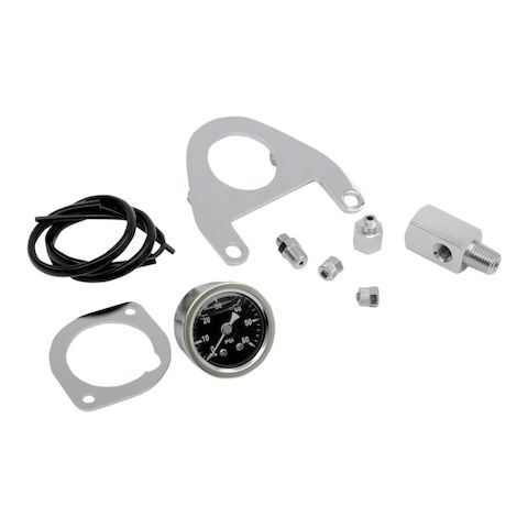 Drag Specialties Oil Pressure Gauge Mount Kit For Harley Twin Cam 1999-2017