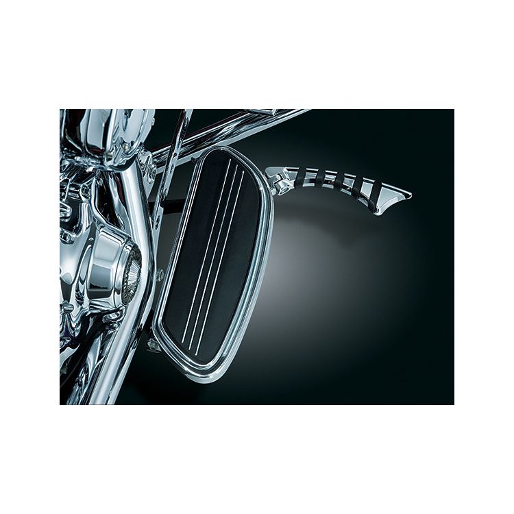 Kuryakyn Swept Floorboard FlipBlade Highway Pegs For Harley Touring