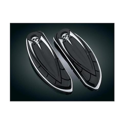 Kuryakyn Zombie Driver Floorboard Covers For Harley 1984-2025