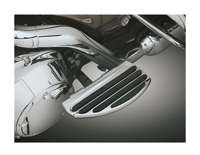 Kuryakyn 4455 Pedane Passeggero Iso Per Harley-Davidson Con Staffa Cromata