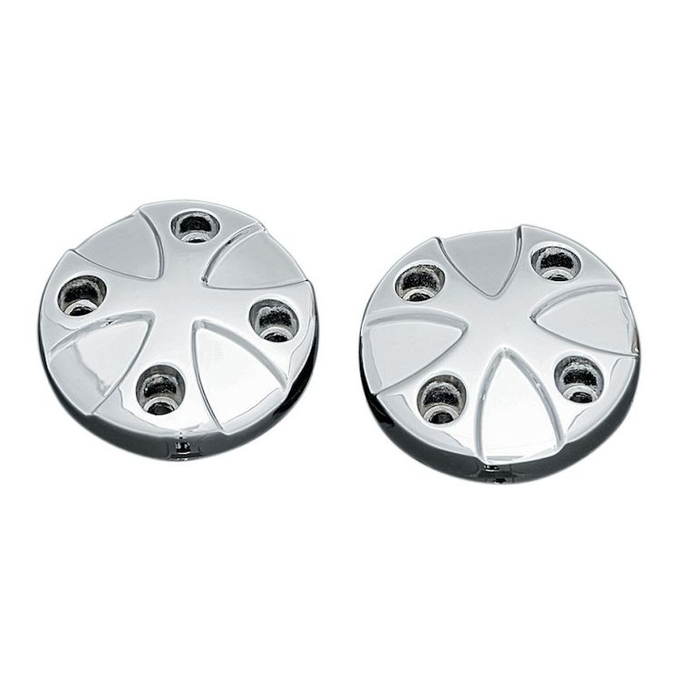 Kuryakyn Maltese Cross ISO Grip End Caps Cycle Gear