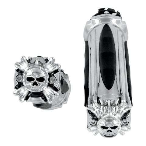Kuryakyn Zombie Grips For Harley With Throttle By Wire