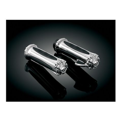 Kuryakyn Zombie Grips For Harley With Dual Cable Throttle