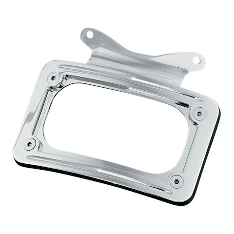 Kuryakyn Curved License Plate Frame Mount For Harley 2006-2013