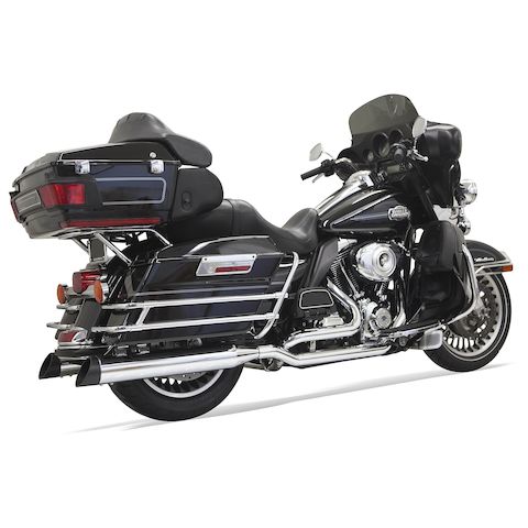 Bassani True Dual Down Under Headers For Harley Touring 2009-2016