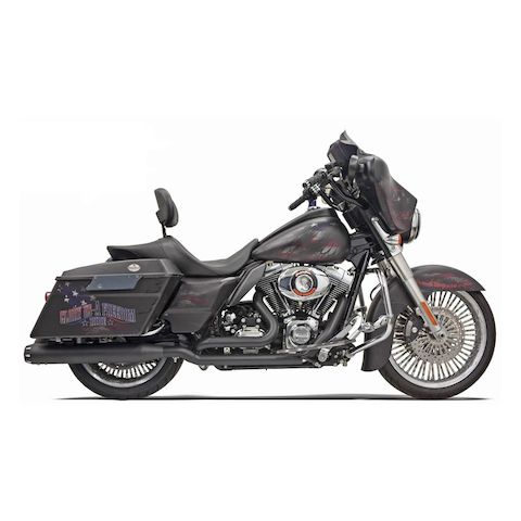 Bassani True Dual Down Under Headers For Harley Touring 2009-2016